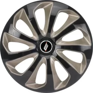 Calota 13” Velox Cubo Universal – Preto/Dourado