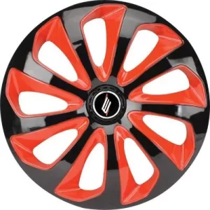 Calota 13” Velox Cubo Universal – Preto/Vermelho
