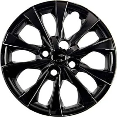 Calota Aro 14 Fiat Palio / Argo / Mobi 2021 em diante – Preta Brilho